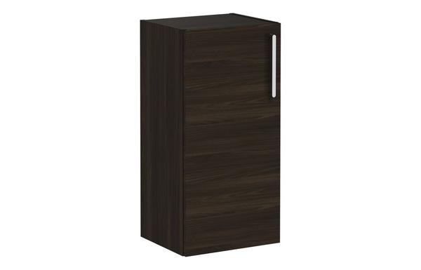 VitrA Root Flat 40cm 1 Door Lower/Base Unit (LH Hinge) - Walnut